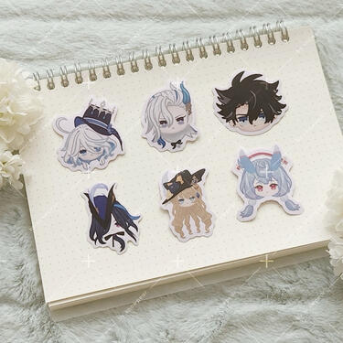 stickers + sticker sheets