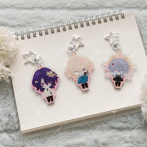 acrylic charms + keychains