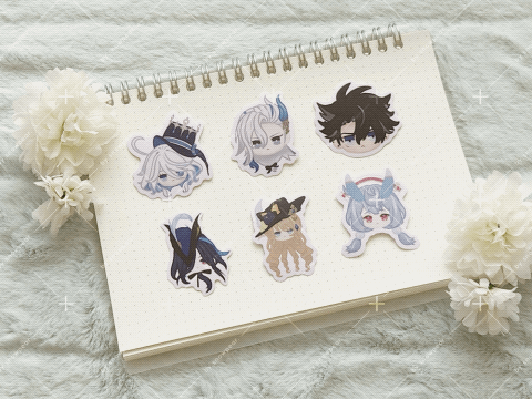 chibi head — genshin (fontaine)