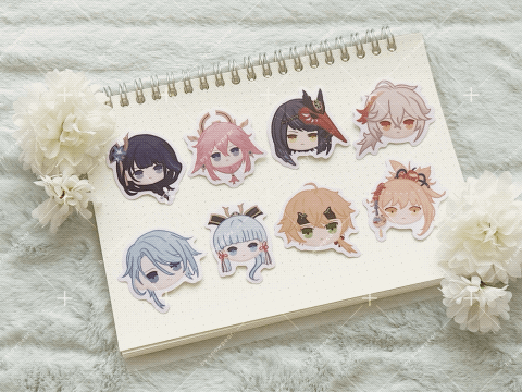 chibi head — genshin (inazuma)