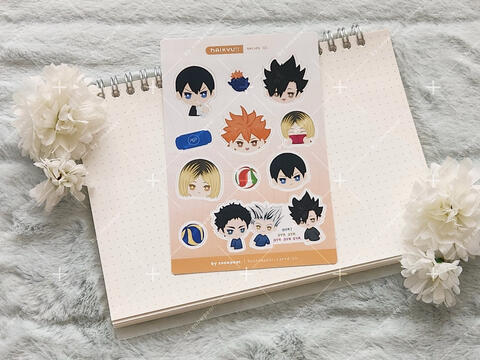 haikyu!! series 1 — sticker sheet